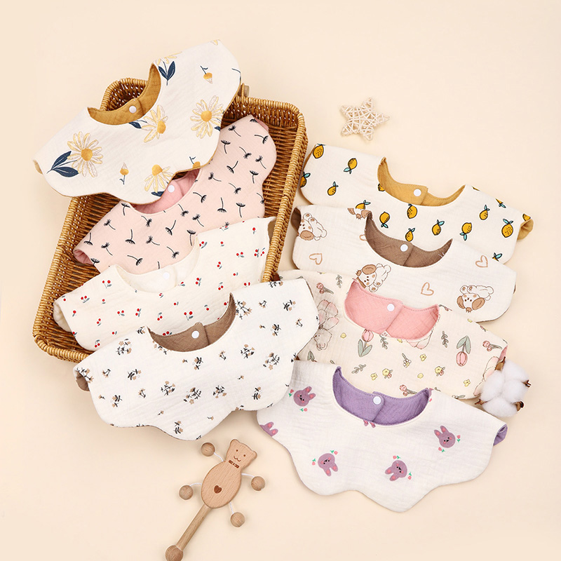 Baby Products Kit - 면 프린트 6겹 360도 회전 아기