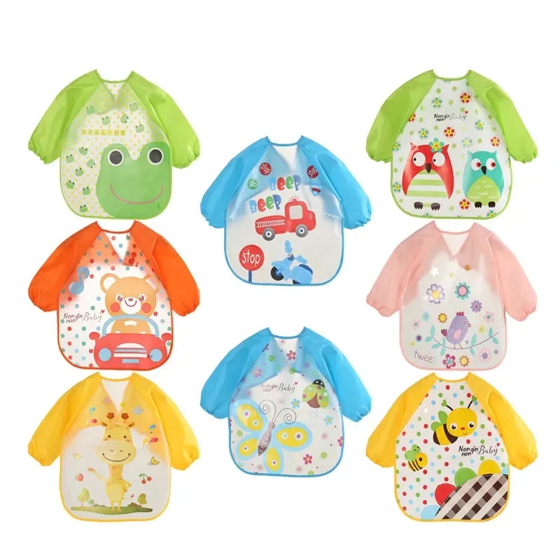 Baby Products Kit - 방수 EVA 전체 슬리브 아기 Bibs