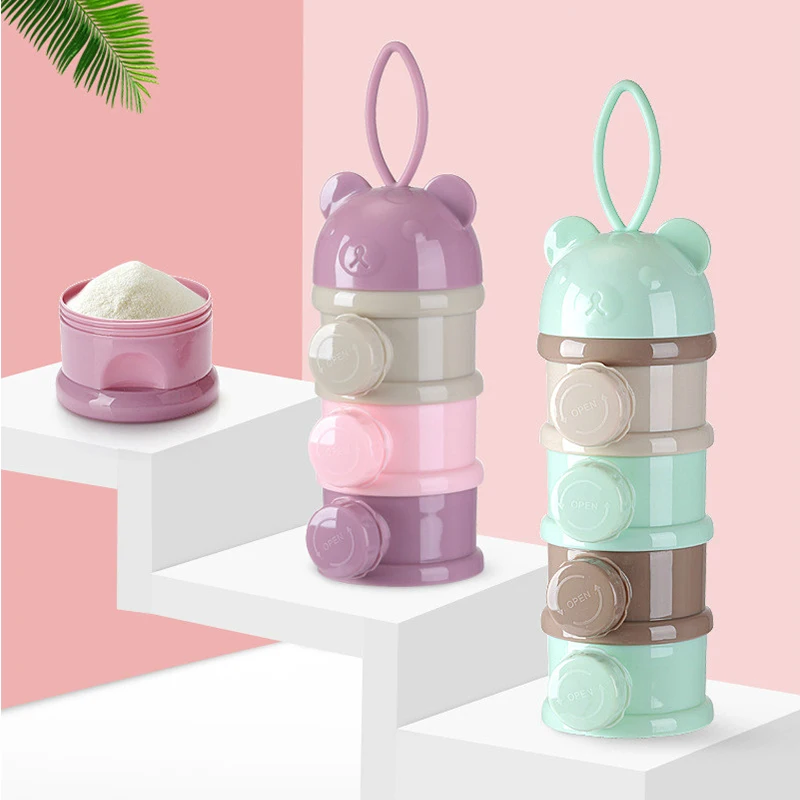 이동식 아기 우유 분말 보관 상자 유아 4 그리드 필수 - Baby Products Distributor 리뷰 및 가격