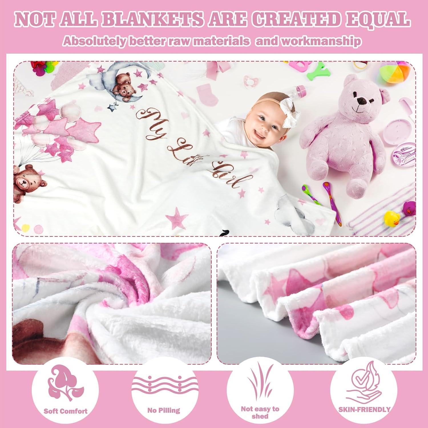 비카마 월간 아기 성장 기록 사진 촬영 담요 곰 별 풍 - Baby Swaddle Blanket 리뷰 및 가격
