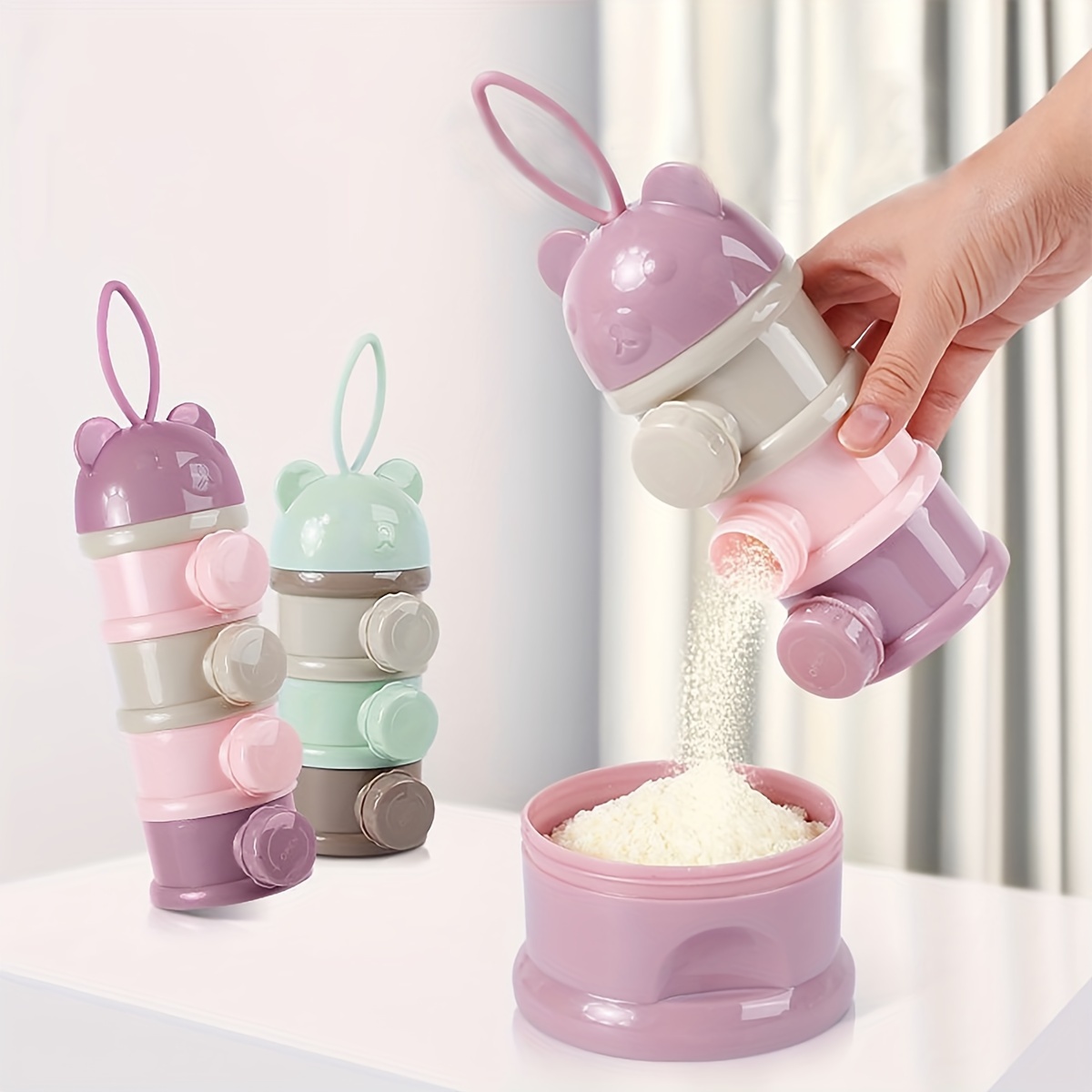 스트랩이 있는 대용량 아기 분유 용기, 분유 디스펜서, - Baby Products Distributor 리뷰 및 가격