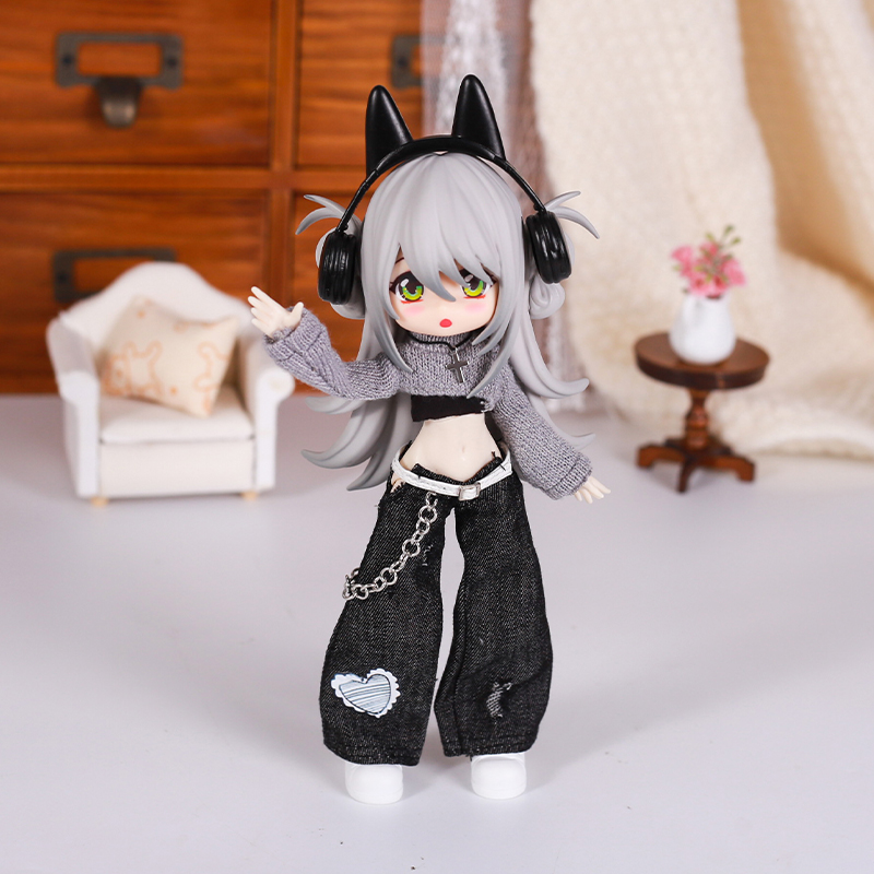Bjd 인형 옷 거리 패션 기질 청바지 조끼 스웨터 세 - Baby Products Set 리뷰 및 가격
