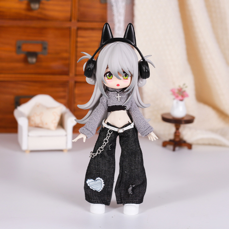 Bjd 인형 옷 거리 패션 기질 청바지 조끼 스웨터 세 - Baby Products Set 리뷰 및 가격