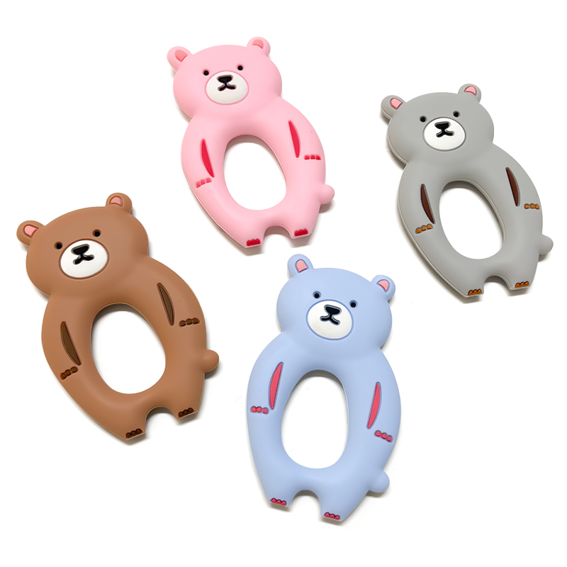 실리콘 곰 모양 치발기 1개, 아기용 씹는 장난감, 동 - Baby Products Photos 리뷰 및 가격