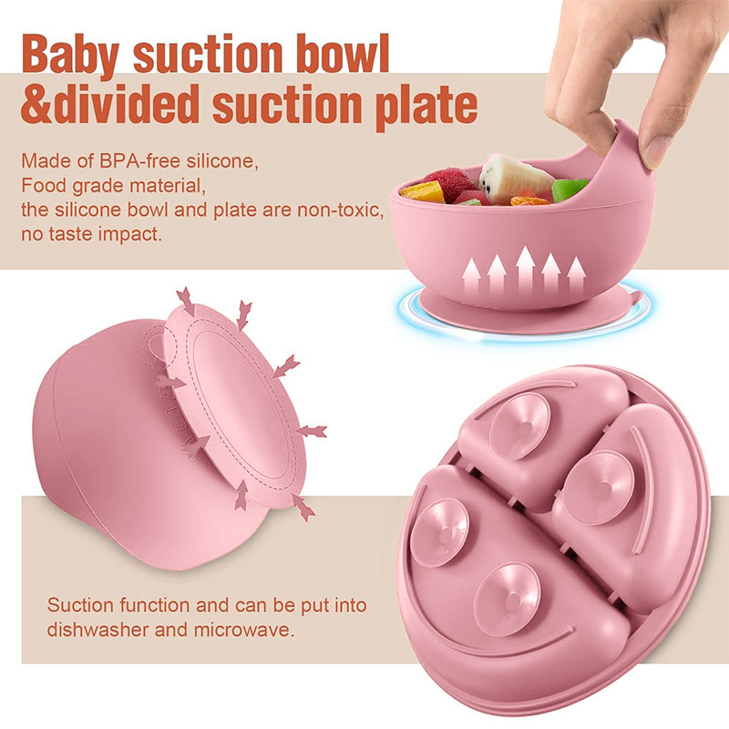 어린이 실리콘 식기 세트 아기 보완 식품 훈련 1/2/ - Baby Products Kit 리뷰 및 가격