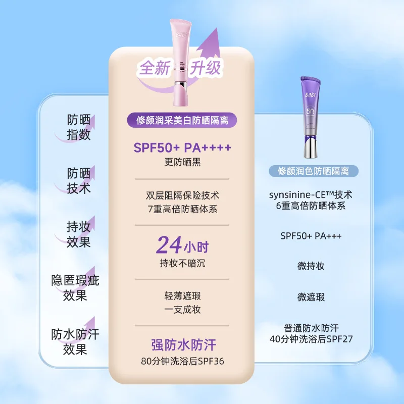 바비 페이스 아이솔레이션 30g SPF 50+ 화이트닝 - Baby Sunscreen Lotion 리뷰 및 가격