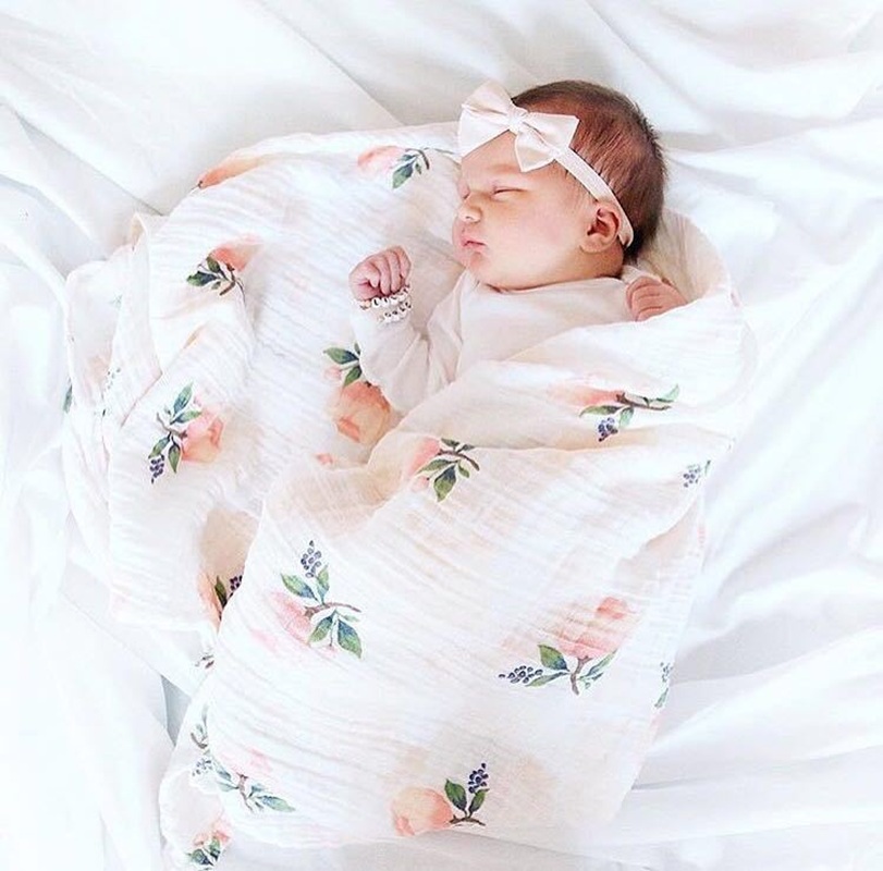 로즈 120x120cm 70% 대나무 30% 면 아기  - Baby Swaddle Blanket 리뷰 및 가격