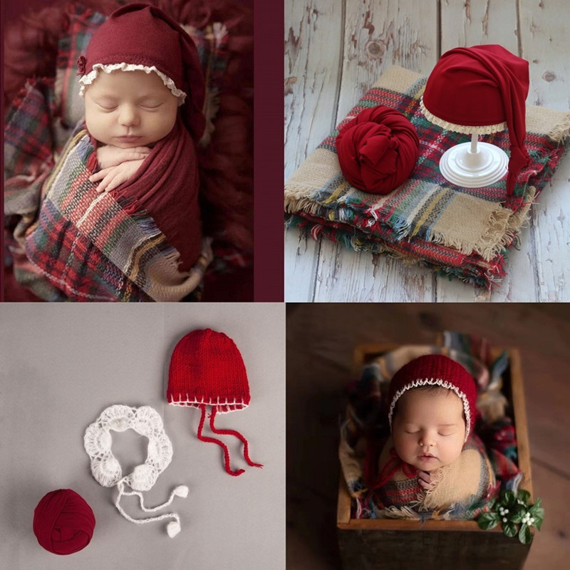 신생아 사진 소품, 아기 크리스마스 모자, 사진 담요, - Baby Swaddle Blanket 리뷰 및 가격