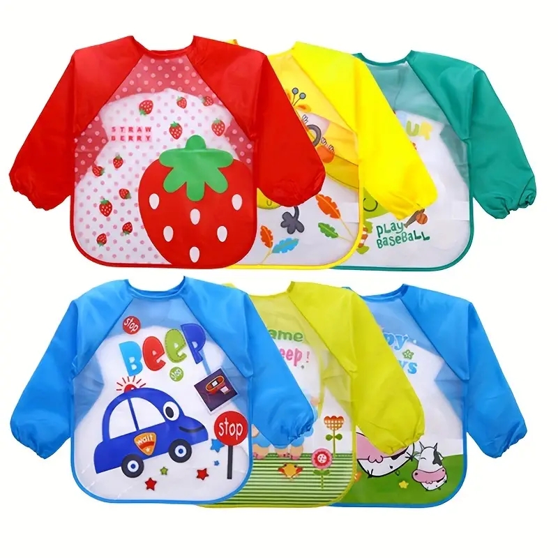 방수 EVA 전체 슬리브 아기 Bibs 어린이 앞치마  - Baby Products Kit 리뷰 및 가격