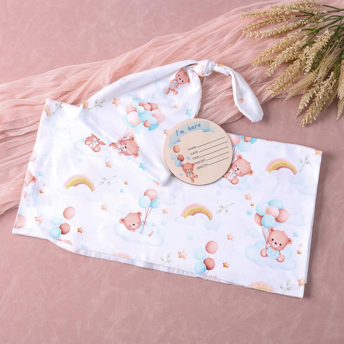Ylsteed 아기 속싸개 및 머리띠 세트 신생아용 부 - Baby Swaddle Blanket 리뷰 및 가격