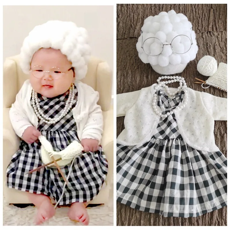 신생아 사진 소품 아기 소녀 할머니 복장 아기 소년 할 - Baby Products Expo 리뷰 및 가격