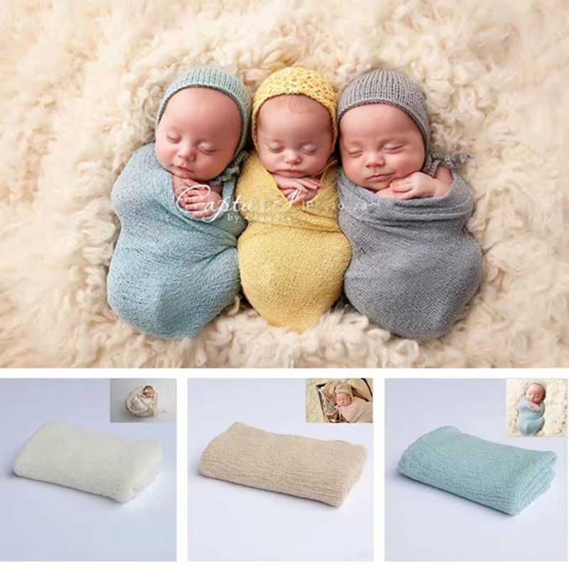 40*150cm 신생아 사진 소품 부드러운 뜨개질 스트 - Baby Swaddle Blanket 리뷰 및 가격