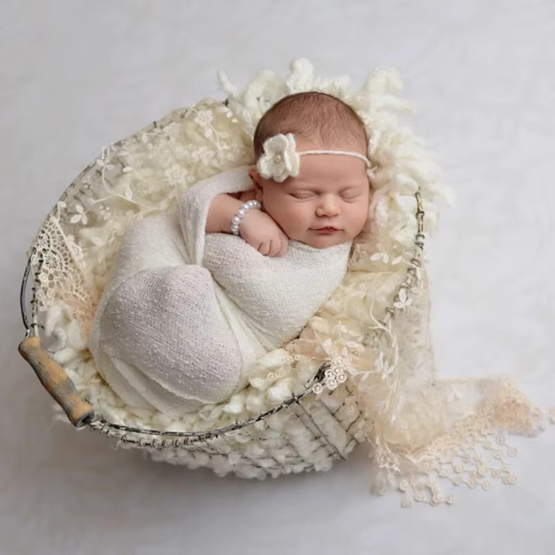 40*150cm 신생아 사진 소품 부드러운 뜨개질 스트 - Baby Swaddle Blanket 리뷰 및 가격