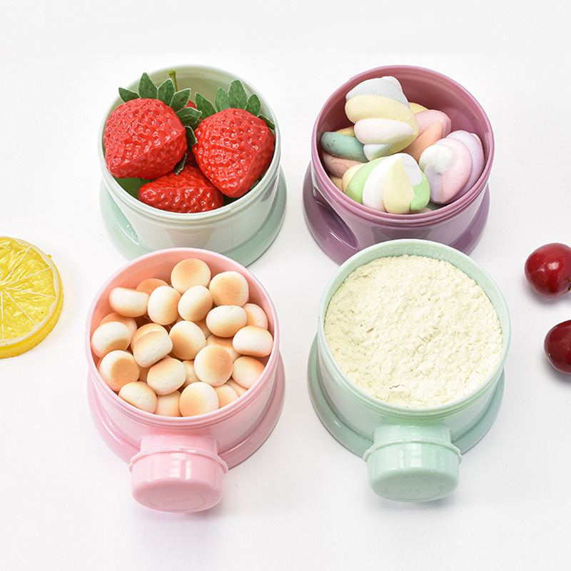 저장 3/4 계층 휴대용 식품 용기 분말 우유 분말 카 - Baby Products Distributor 리뷰 및 가격