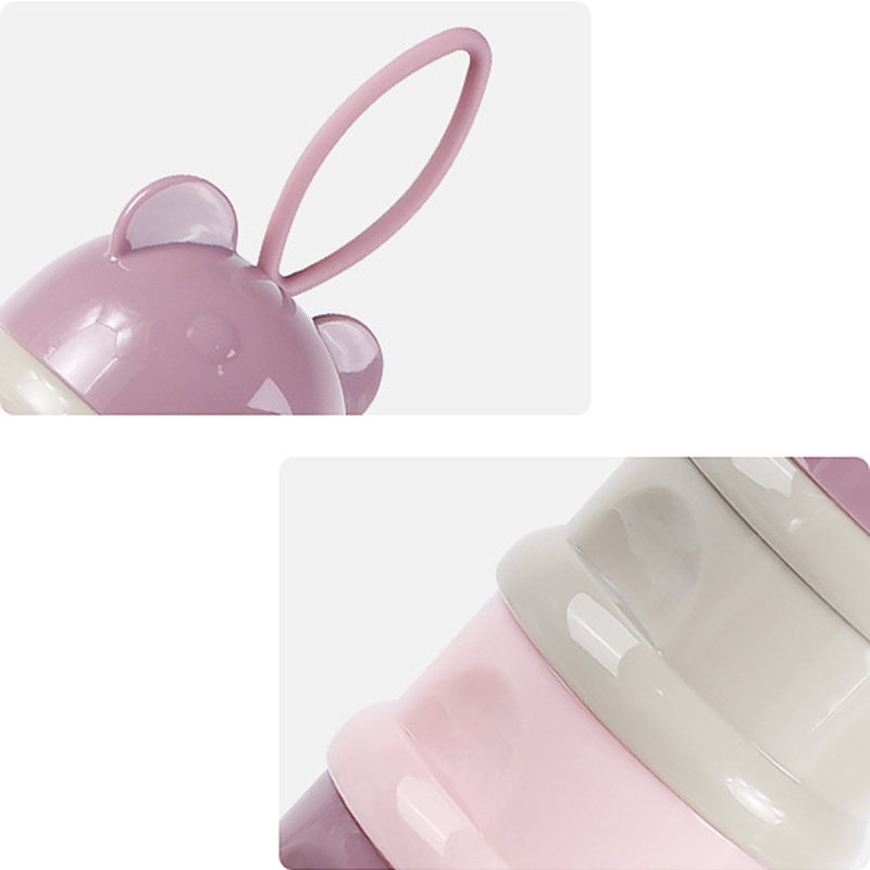 저장 3/4 계층 휴대용 식품 용기 분말 우유 분말 카 - Baby Products Distributor 리뷰 및 가격