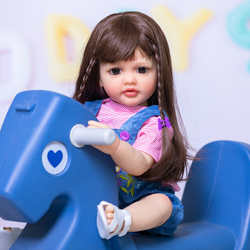 50CM 전신 실리콘 리본 베이비돌 베티 실물 같은 신 - Baby Products For Bathing 리뷰 및 가격