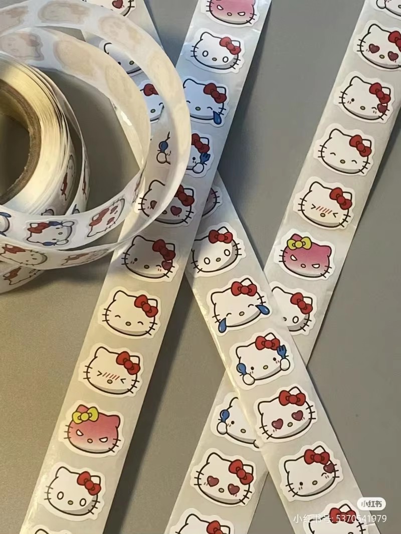 500pcs 헬로 키티 귀여운 스티커 만화 애니메이션  - Baby Products For Bathing 리뷰 및 가격