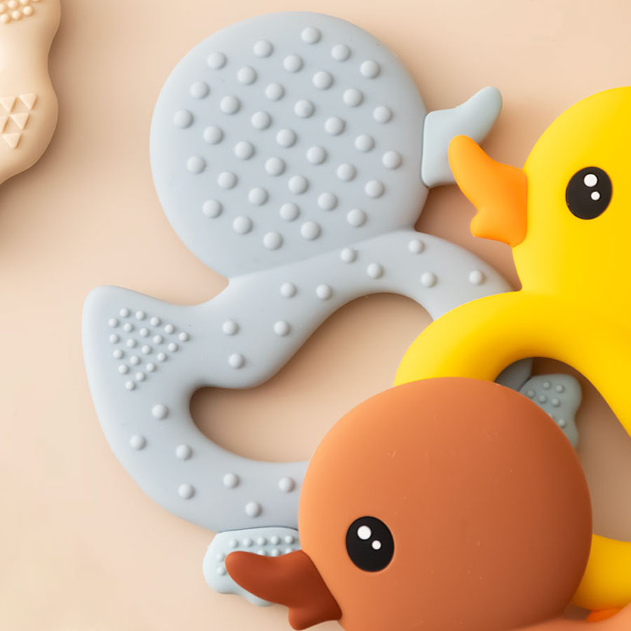 아기용 만화 오리 실리콘 젖니 장난감, BPA 프리 젖 - Baby Products Expo 리뷰 및 가격
