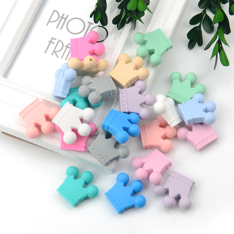 LOFCA 10 개/몫 실리콘 크라운 비즈 BPA 무료 - Baby Products Expo 리뷰 및 가격
